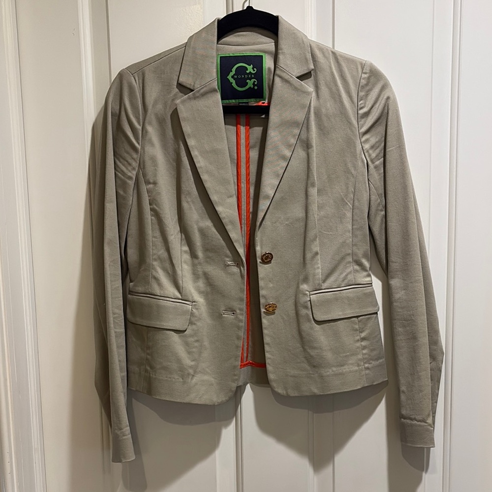 Stylish Beige Women's Blazer
